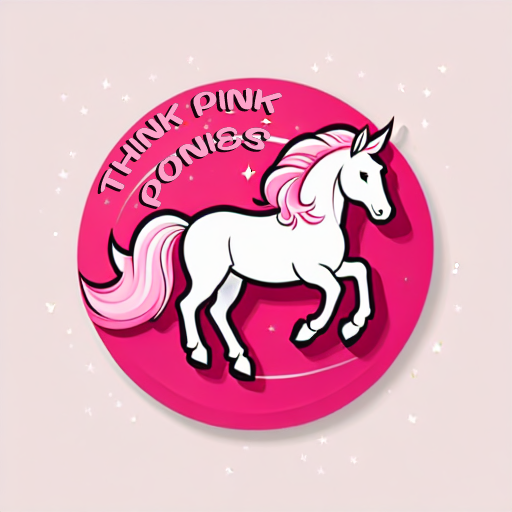 Think Pink Ponies Logo